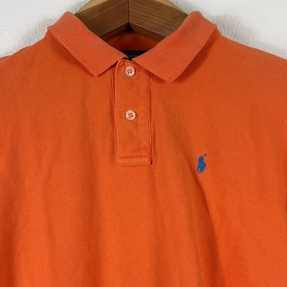 Polo by Ralph Lauren Bright Orange Polo Shirt - Picture 6 of 7